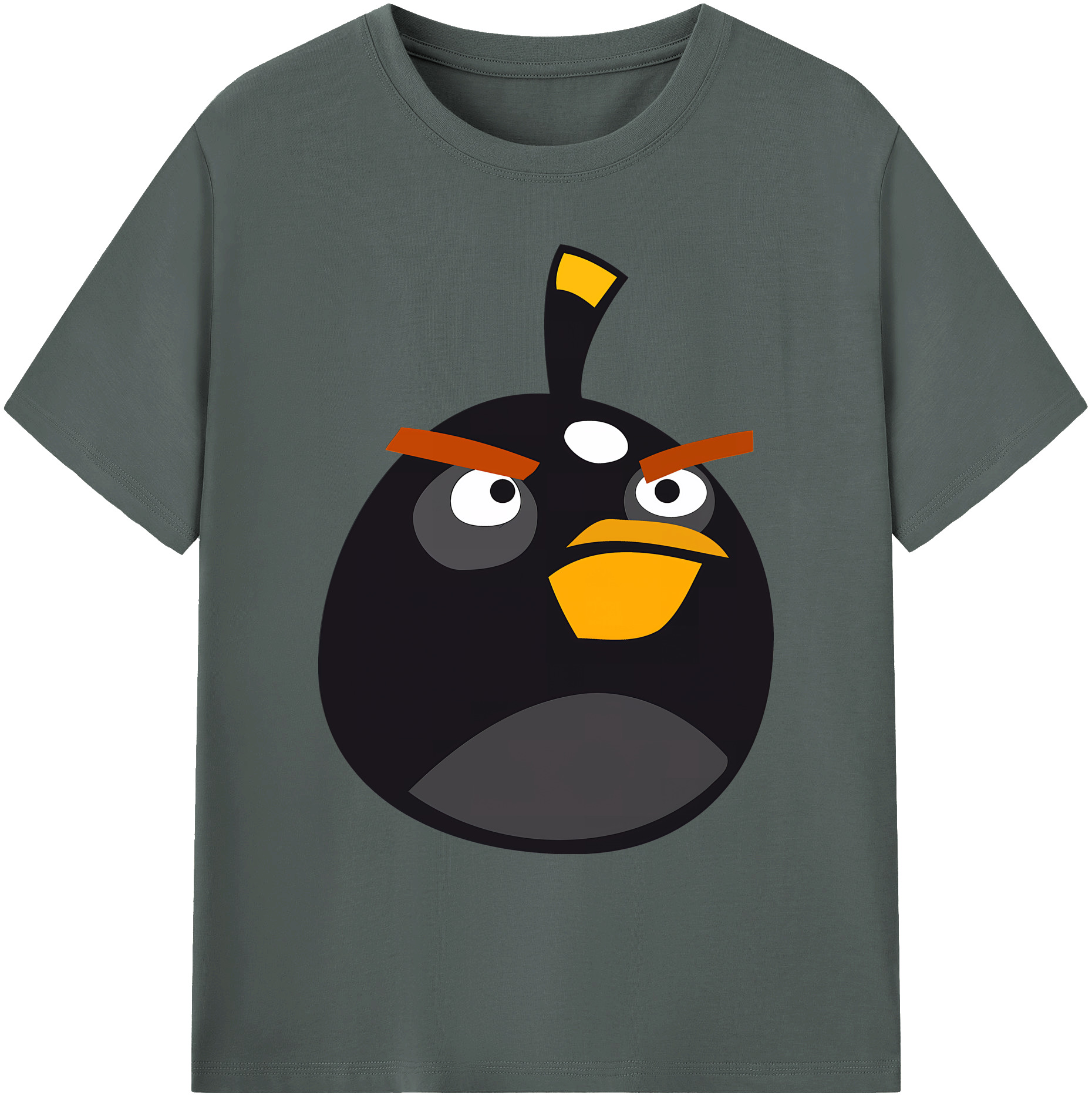 （画像用） Angry Birds アングリーバード 綿100％ メンズ半袖Tシャツ｜肌触りやわらか＆通気性